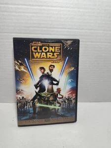 Star Wars: the Clone Wars (DVD, 2008) Wide Screen With Digital Code Included - Foto 1 di 4