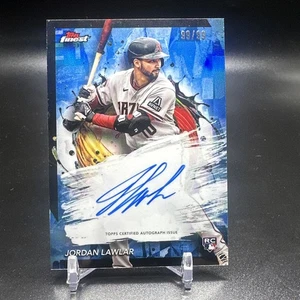 2024 Topps Finest - Finest Autographs Blue Refractor #FA-JL Jordan Lawlar /99 - Picture 1 of 2