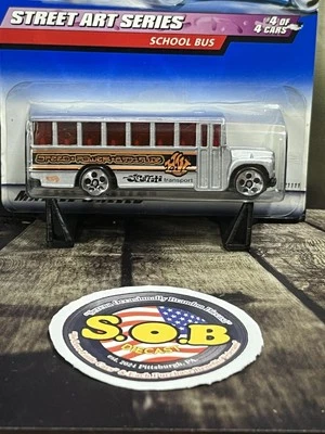 Hot Wheels 1988 校车 1: 64 银色压铸密封二手近乎完好 — 第 1/4 张图片