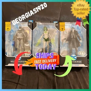 MCFARLANE DC MULTIVERSE BATMAN YEAR ONE x JADE x LT JAMES GORDON PLATINUM CHASE - Picture 1 of 4