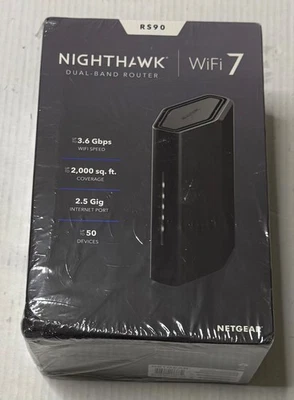 NETGEAR Nighthawk Dual-Band  Router WiFi 7 (RS90) 3.6 Gbps - Image 1 of 4