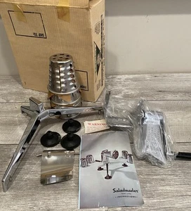 VINTAGE Saladmaster Food Processor Vegetable Slicer Shredder Chopper 5 Cones NEW - Picture 1 of 12