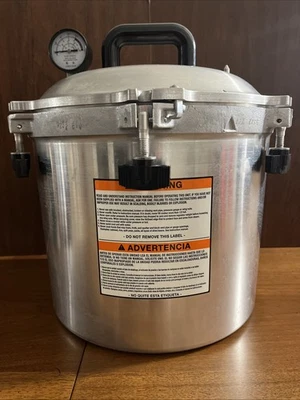 All American тяжелая литая алюминиевая скороварка 21,5 кварты модель 921 - Изображение 1 из 4