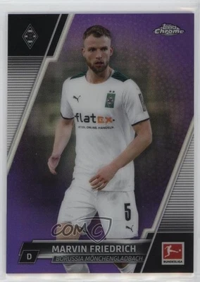 2021-22 Topps Chrome Bundesliga Purple Refractor /299 Marvin Friedrich #14 - Image 1 of 2
