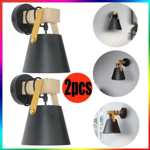 Holder For Vintage Wall Lights Retro Industrial Sconce Wall Lamp with E27 Socket - Picture 1 of 12