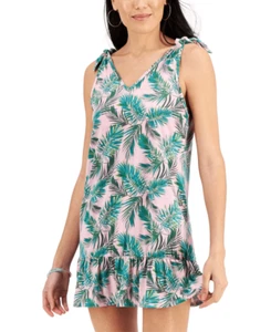 Vestido Miken Juniors Estampado con Volantes Creado para Macy S Mujeres S Traje de Baño - Imagen 1 de 3