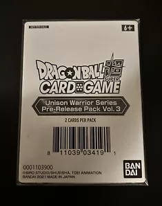 Dragon Ball Super Unison Warrior Vol 3 Pre-release Pack English sealed - Picture 1 of 1