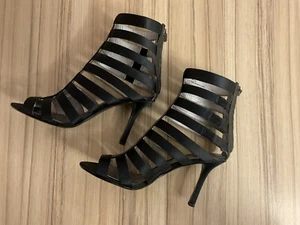 Damen Riemensandale mit Absatz CALVIN KLEIN, schwarz, Gr. 38,5 - Bild 1 von 4