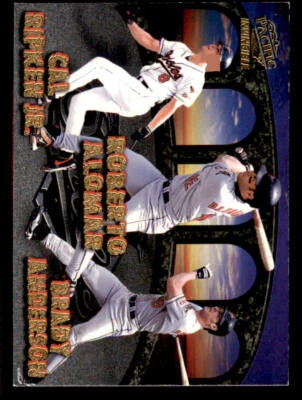 1998 Pacific Invincible Team Checklists #3 C.Ripken/Muss/Alom/Palm - Image 1 of 2