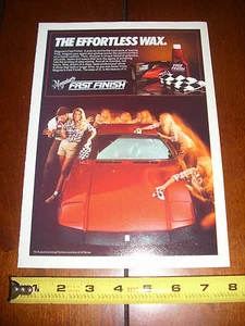De TOMASO PANTERA MEGUIAR'S WAX - ORIGINAL 1982 AD - Picture 1 of 3