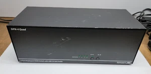 Smart AVI DPN-4 Quad 4 Port Displayport KVM Switch with USB 2.0 and Audio - Afbeelding 1 van 9