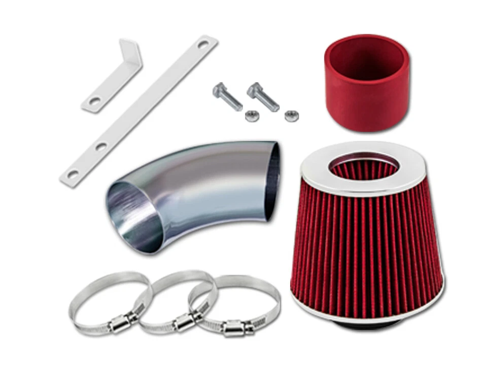 Red Short Ram Air Intake Kit 94-02 Trooper 94-03 Rodeo 96-00 Hombre 02-03 Axiom - Image 1 of 1