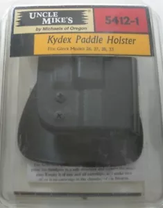 Uncle Mikes 5412-1 Kydex Paddle Holster Glock 26,27 - Picture 1 of 3