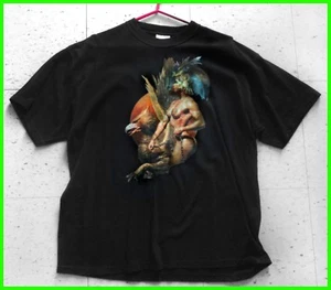 Camicia Boris Vallejo L Sun Amazon & Griffon anni '80 artista fantasy fumetti - Foto 1 di 1