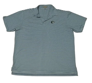 Peter Millar Poloshirt Herren XXL gestreift Performance Golf Gator Creek Logo - Bild 1 von 4