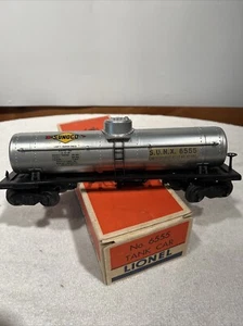 LIONEL POSTWAR 6555 SUNOCO TANK CAR - Picture 1 of 24
