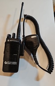 Motorola XPR 3300e Digital MotoTrbo Radio with Antenna & Speaker - Untested