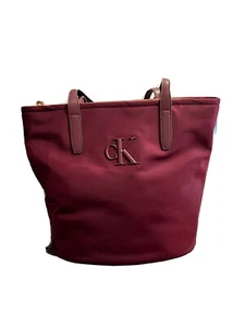 Calvin Klein **NEW** Dark Magenta SHOULDER PURSE - Picture 1 of 4