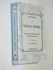 Gleanings of Virginia History Boogher 1903 reprint genealogy VA Revolutionary Wa - Imagen 1 de 1