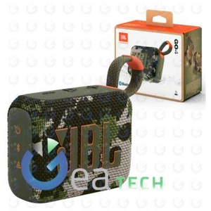 JBL Go 4 Speaker Bluetooth Waterproof IP67 Case Speaker Portable Squad - Zdjęcie 1 z 3