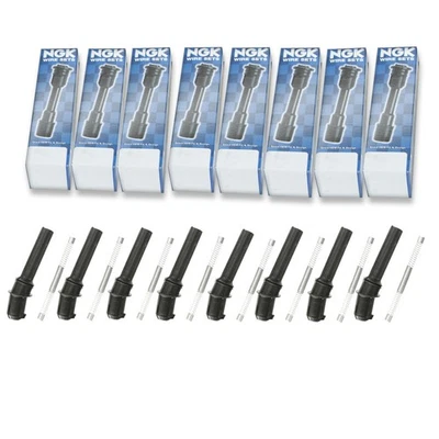 8 pcs NGK Ignition Coil Boot for 1998-2011 Lincoln Town Car 4.6L V8 - Direct zn - Image 1 of 4