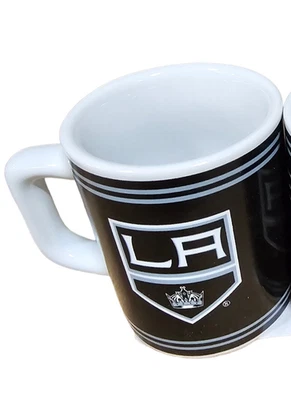 Taza/vidrio de cerámica Los Angeles Kings Team 2 OZ nueva NHL para (1) vaso de chupito Foto 1 de 3