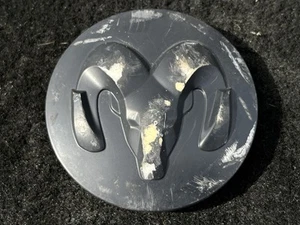14 15 16 Dodge Ram 2500 3500 Longhorn Wheel Matte Black Center Cap 04726368AA - Picture 1 of 15