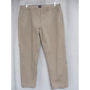 J.CREW Tan Front Pockets Chino Pants The Sutton sz 38 - Picture 1 of 5
