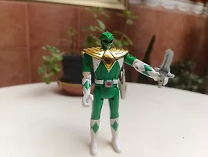 Mighty Morphin Power Rangers Green 1993 Bandai Flip Head Complete Accesories - Imagen 1 de 6