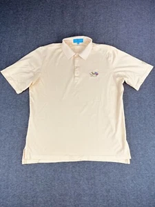 Fairway and Greene Classiccore Polo Mens Large Yellow Golf Performance Preppy - Picture 1 of 8