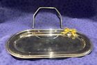 A Vintage FRENCH PATE /TERRINE PLATTER WITH Golden Bow & Wire Cutter