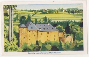 DEUTSCHE JUGENDHERBERGE MONSCHAU EIFEL DEUTSCHLAND IMAGE CARD 1930's - Picture 1 of 2