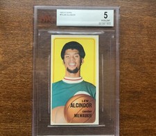 1970 Topps Basketball Lew Alcindor #75 BVG 5 EX Sharp Card