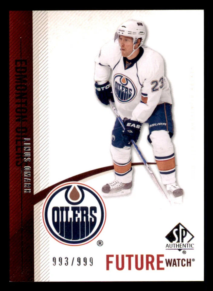 2010-11 SP Authentic #224 Linus Omark RC /999 (ref 239703) - Image 1 of 2
