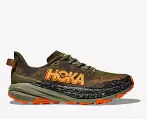 Hoka Speedgoat 6 Running Shoes Green - Picture 1 of 8