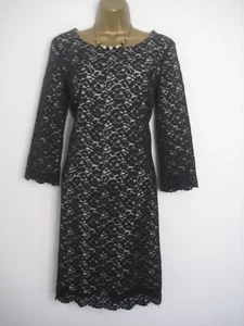 Max&Co (Max Mara) black lace floral evening dress size 12 - Picture 1 of 5