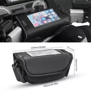 Handlebar Bag Phone Holder Storage Package For BMW R1200RT R1250RT K1600GTL - Picture 1 of 13