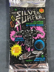 1992 The Silver Surfer Trading Cards All Prism by Comics Images 1 Sealed Pack - Bild 1 von 2