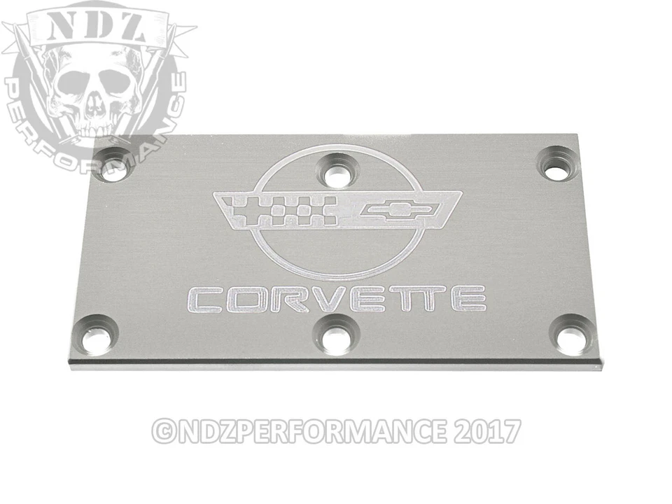 Корпус дроссельной заслонки TPI Z28 Chevy Bowtie Corvette C4 серебристый - Изображение 1 из 1