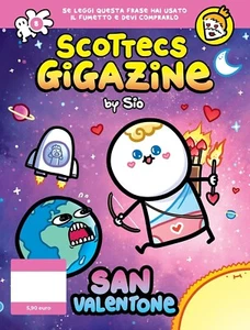 FUMETTO • Scottecs Gigazine SAN Valentone FEB 2024 ILLUSTRATO by Sio - Imagen 1 de 1