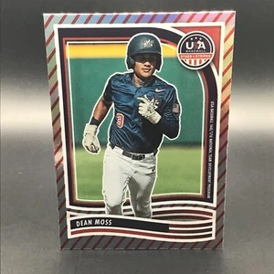 DEAN MOSS 2024 USA Stars & Stripes RED STRIPE HOLO NTDP - Picture 1 of 2