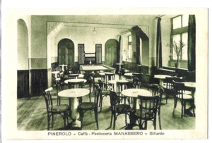 Pinerolo (Torino) - Caffè - Pasticceria Manassero - Biliardo. - Bild 1 von 2
