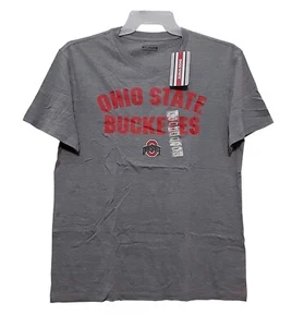 NWT OHIO State Buckeyes sz:L Men's Big Boys Short Sleeve T-Shirt Casual Top Gray - Picture 1 of 5