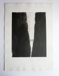 Gallo Giuseppe. "Nero" 1988 Puntasecca/acquatinta (Prova d'Artista) Grafica Uno - Foto 1 di 1