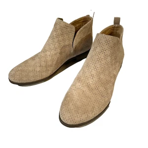New Dr. Scholls Rate Womens Bootie Sz 8 M Tan Slip On Ankle Boots Comfort - Picture 1 of 6
