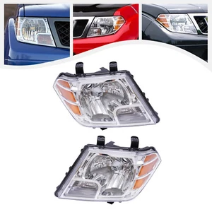 Headlamps Right+Left Side For Nissan Frontier Pickup Truck Headlight 2009-2018 - Picture 1 of 14