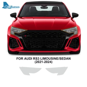 Headlights Precut Paint Protection Film for Audi RS3 Limousine/Sedan 2021-2024 - Picture 1 of 15