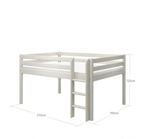 HABITACION FLEXA CLASIC EVOLUTIVA MADERA MAZIZA JUVENIL COLOR BLANCO - Imagen 1 de 7