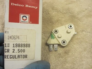 1985 - 1989 Buick Cadillac Pontiac Chevy GMC Alternator Regulator 1988988 D674 - Picture 1 of 1