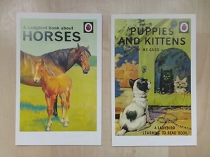 Ladybird Postcards, Book Artwork- 2 Classic Book Covers. Re Live Your Childhood. - Picture 1 of 2
